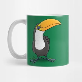 Cute baby toucan tropical bird cartoon Mug